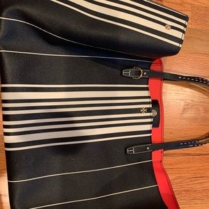 Tory Burch Striped Tote